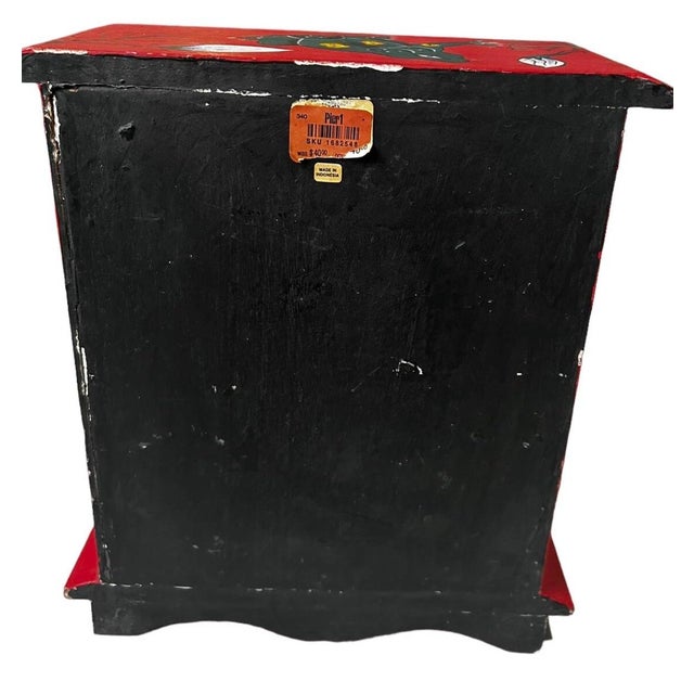 Late 20th Century Indonesian Balinese Handmade Wooden Jewelry Box Cabinet For Sale In West Palm - Image 6 of 6