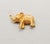 Mid-Century Modern Vintage 1960s Signed Jomaz Goldtone Enamel Elephant Brooch For Sale - Image 3 of 7