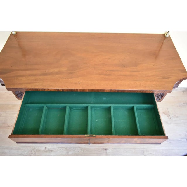 Antique Regency Serving Table in Mahogany For Sale - Image 11 of 12