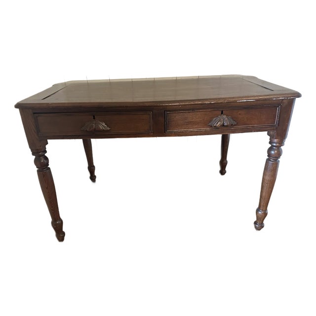Antique Oak Slant-Top Writing Desk, Colonial Revival, C. 1900 For Sale