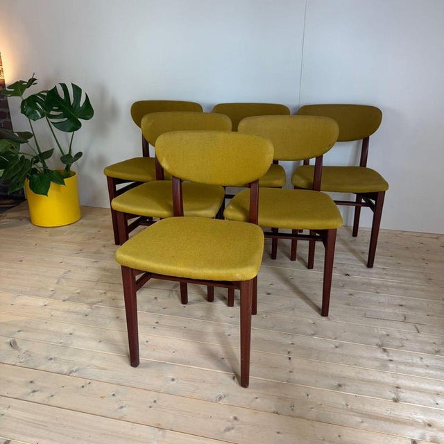 Vintage Dining Chairs, Denmark, 1960s, Set of 6 For Sale - Image 4 of 7
