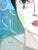 2020s Lady With Pink Hat, Abstract Modern Portrait Oil Painting, Signed For Sale - Image 5 of 6
