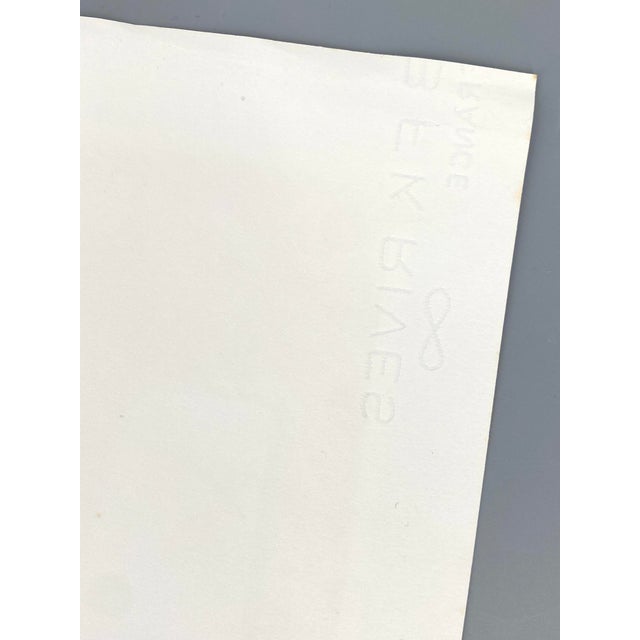 Otto Herbert Hajek, Composition, Color Screen Print, 1985 For Sale - Image 12 of 16