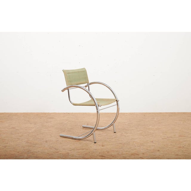 Vintage Bauhaus Steel Tube Cantilever Chair For Sale - Image 11 of 11