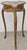 French Mid 20th Century Louis XV Style Hand Painted Keyed Lift-Top Heart Form Side Table For Sale - Image 3 of 12