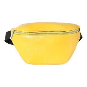 Yellow Calfskin FF 1974 Embossed Belt Bag