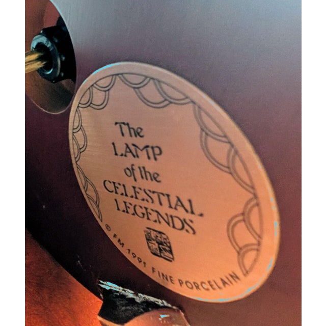 Ornamental & Decorative Materials 1990s The Lamp of the Celestial Legends For Sale - Image 7 of 9