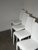 Italian White Leather Dining Chairs, Set of 6 For Sale - Image 4 of 9