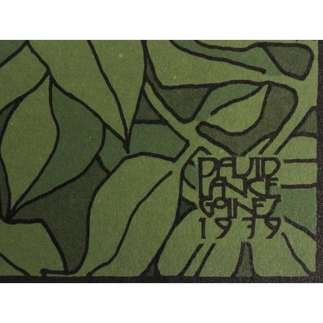 Mid-Century Modern Original David Lance Goines Print Dow and Frosini Gallery Lithograph Poster #82 For Sale - Image 3 of 3