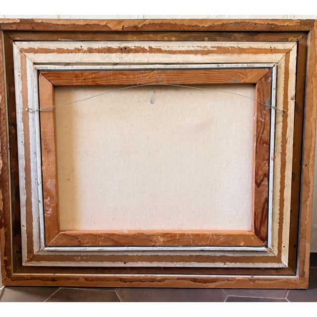 Early 20th Century Original Early 20th Century Impressionistic Sailboats Oil on Canvas, Framed For Sale - Image 5 of 10