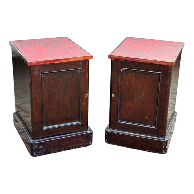 Victorian Bedside Cupboards, Set of 2 For Sale