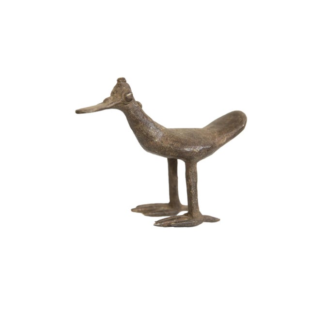 Bronze Vintage African Bronze Flat Billed Bird For Sale - Image 8 of 8