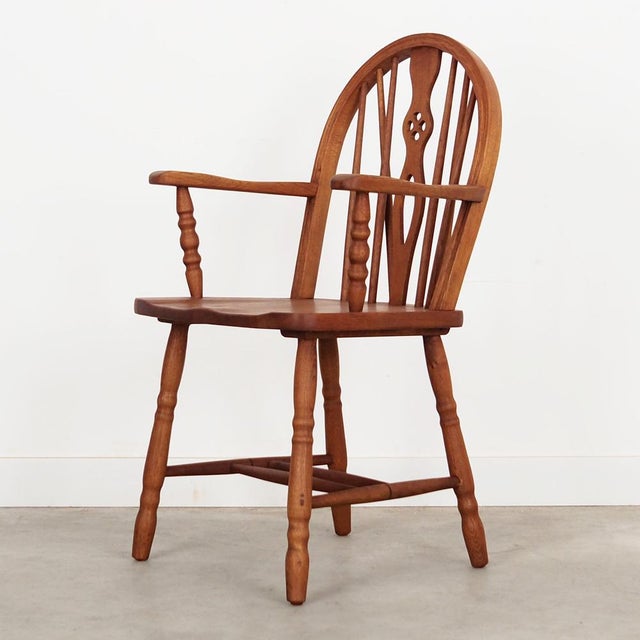 Danish Oak Dining Chair, 1960s For Sale - Image 3 of 17