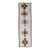 Vintage Turkish Tulu Runner With Ivory Field and Layered Brown Cross Motifs For Sale