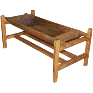 Large Antique Doughset Planter or Coffee Table