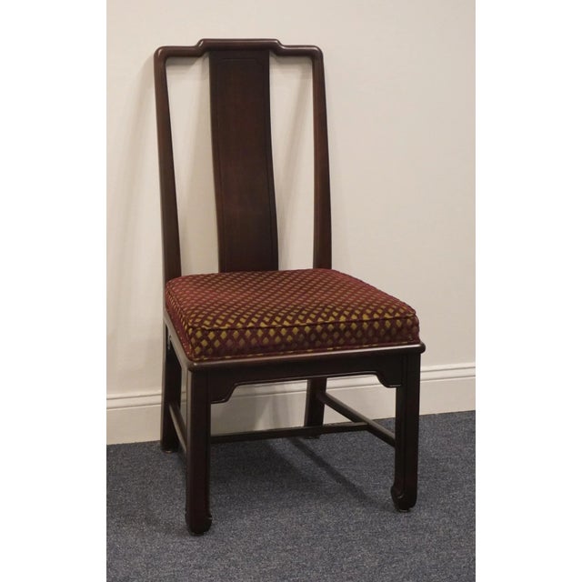 High End Asian Chinoiserie Splat Back Dining Side Chair 2406-535 For Sale - Image 4 of 10