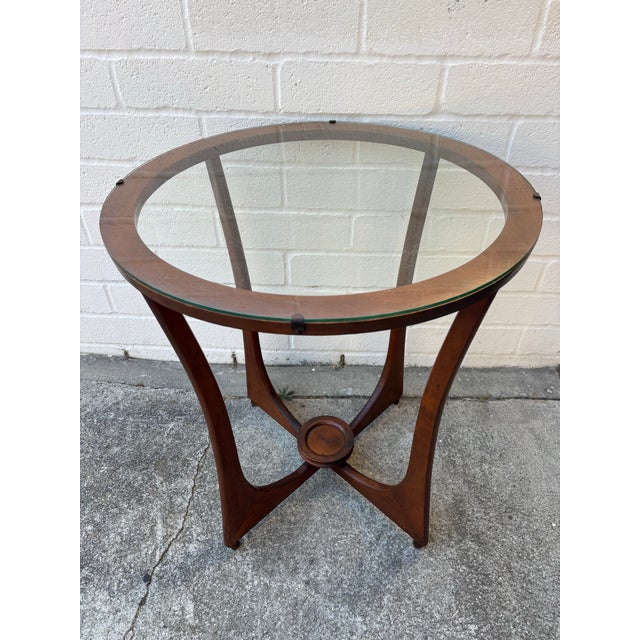 1960s 1960s Danish, Mid-Century Modern Atomic Side Table For Sale - Image 5 of 5