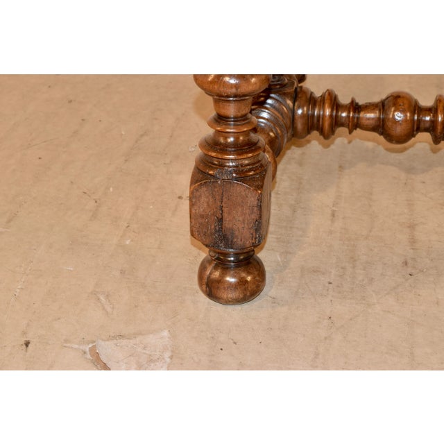 18th Century French Walnut Writing Table For Sale - Image 9 of 10
