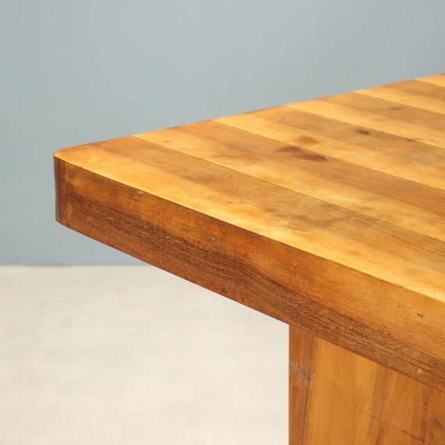 Vintage Italian Table in Walnut Veneer, 1940s For Sale - Image 4 of 10