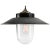 1950s Vintage Industrial Bakelite Brass and Glass Pendant Light in Grey Enamel For Sale - Image 5 of 5