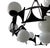 1950s Brutalist Style Chandelier, 1950s For Sale - Image 5 of 15