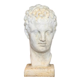 Mid-Century Italian Garden Bust For Sale