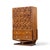 Mid-Century Modern Paul Evans Style Mid Century Canadian Brutalist Walnut Pedestal Armoire Highboy Dresser For Sale - Image 3 of 8