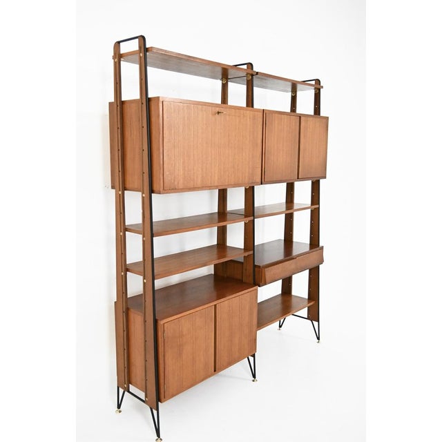 Italian Wall Unit, 1950s For Sale - Image 4 of 16