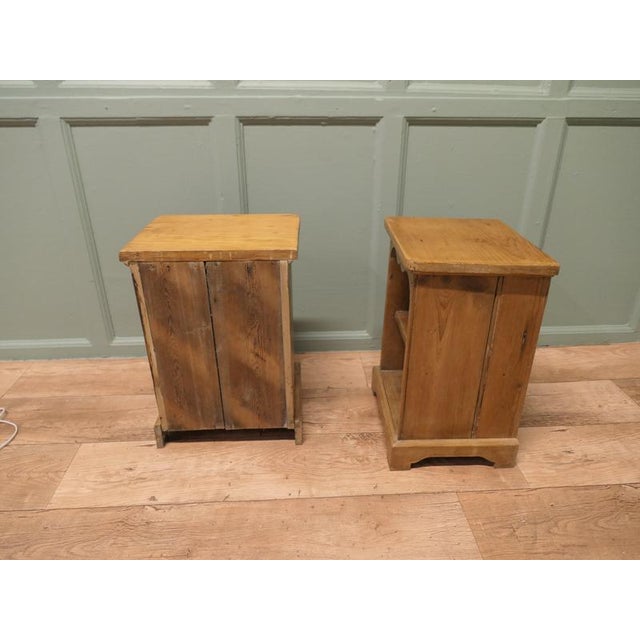 1960s Small Pine Bedside Cabinets, 1960, Set of 2 For Sale - Image 5 of 6