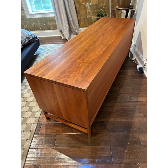 Low Slung Custom Made 6 Drawer Dresser For Sale - Image 9 of 9