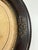 Late 19th Century Antique Oval Deep Dark Wood Picture Frame Gold Floral Detail With Photo of a Girl 12x14” For Sale - Image 5 of 13