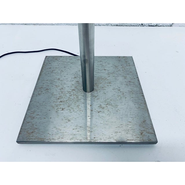 Custom Welded Steel and Mesh Shade Floor Lamp by Automatic, Inc. For Sale - Image 12 of 13