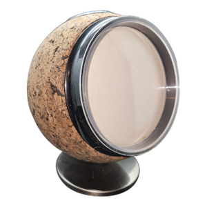 Vintage Park Sherman Rotating Cork Orb Picture Frame Desk Caddy