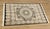 High Quality Hand Knotted Vintage Wool Rug with Ivory Medallion Pattern on Black Background
