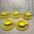 1970s Secla Majolica Pottery “Yellow Cabbage Leaf” - Serving for 5, 20 Pieces For Sale - Image 10 of 12