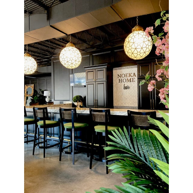 Hand-Crafted Brass Palm Leaf Sconce For Sale - Image 10 of 10