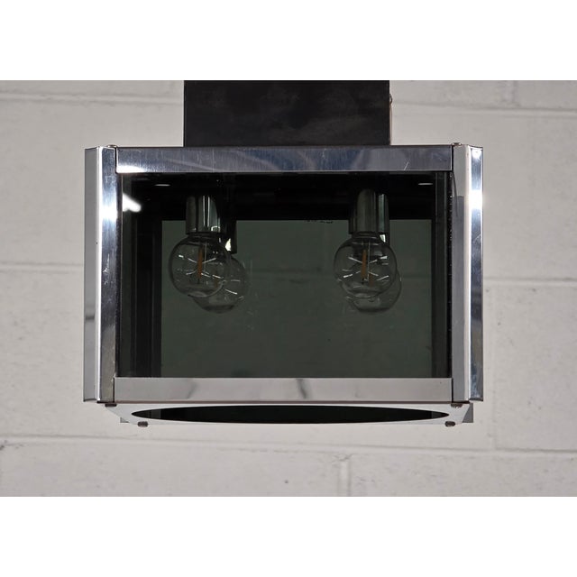 Mid-Century Modern 1960s Flush Mount Ceiling Light by Robert Sonneman for Fredrick Ramond For Sale - Image 3 of 8