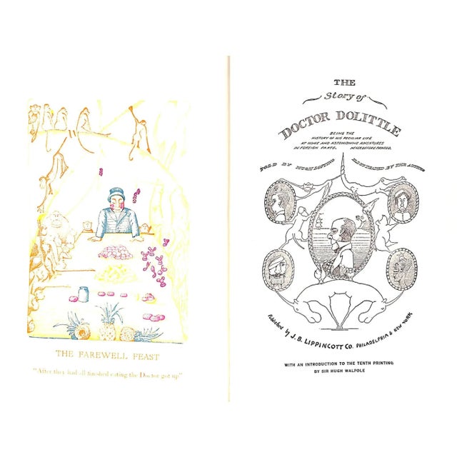 Traditional "The Story of Doctor Dolittle" 1948 Lofting, Hugh For Sale - Image 3 of 7