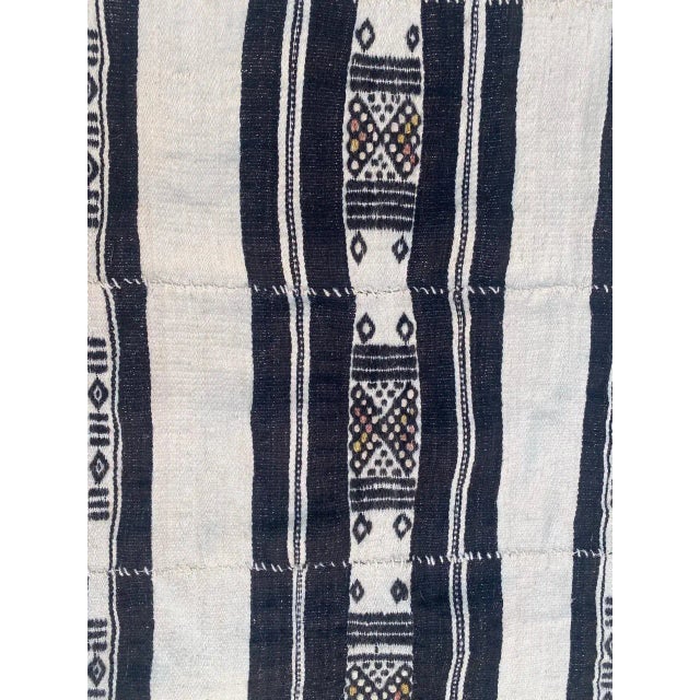 Vintage Long Malian Tribal Woven Kilim For Sale - Image 6 of 18