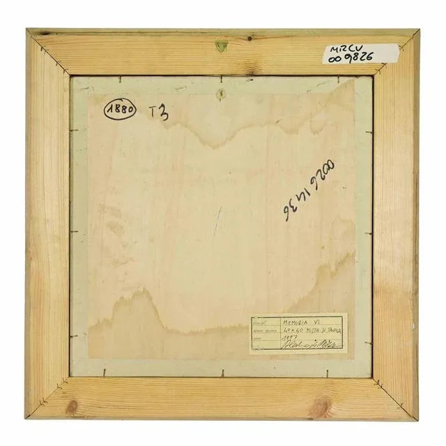 Contemporary Paolo La Motta, Memory VI, Mixed Media, 1997 For Sale - Image 3 of 4