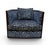 Baker Furniture Company Baker Furniture Thomas Pheasant Bevel Swivel Lounge Chairs, a Pair For Sale - Image 4 of 17