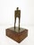 Wood Signed Ray Jensen Bronze Modernist Art Sculpture ~ Figure W/ Child ~ Pacific Northwest For Sale - Image 7 of 16