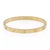 This is the iconic authentic bracelet by Cartier, from the LOVE Collection . It is well crafted from 18k yellow gold in a...