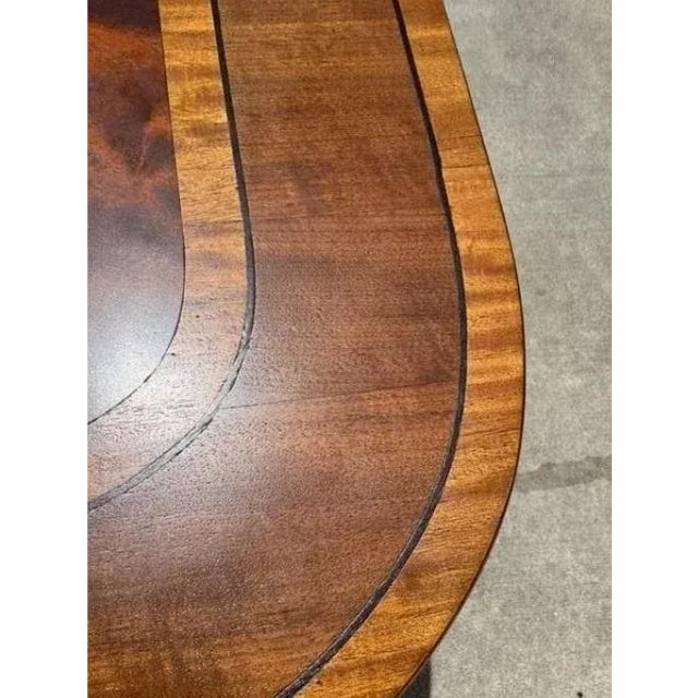 Brown 1990's Attributed to Henredon Louis XV Dining Table For Sale - Image 8 of 8