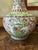 Ceramic Chinese Famille Rose Porcelain Vase Circa 1940–1960 Hand Painted Floral Chinoiserie Qianlong Mark 14.5 Inch For Sale - Image 7 of 12