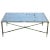 1950s Mid-Century Modern French Brass Coffee Table For Sale