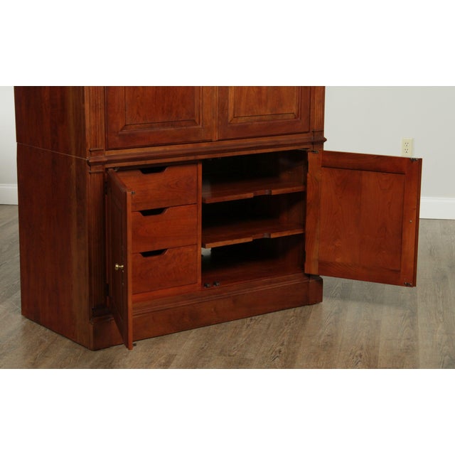 Stickley Large Cherry TV Armoire Chairish