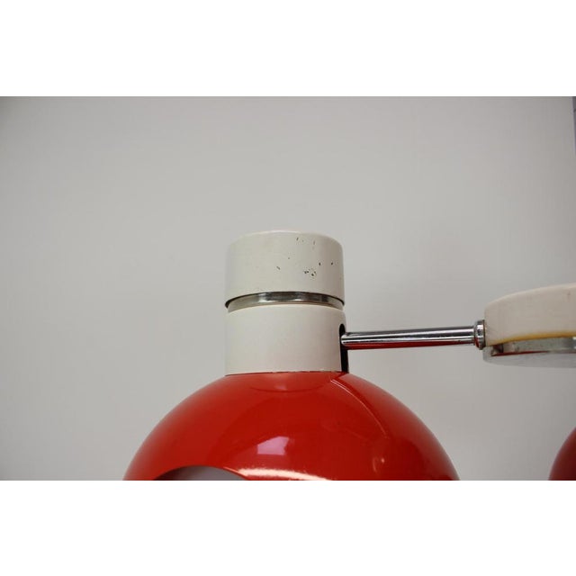 Metal Space Age Chandelier by Napako, 1970s For Sale - Image 7 of 16