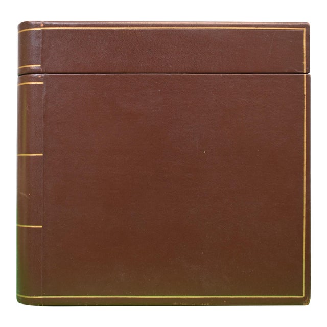 Traditional Four Volume Faux Book Humidor For Sale - Image 3 of 10