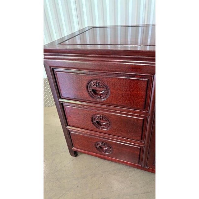 Asian Rosewood Sideboard/ Credenza For Sale - Image 4 of 6